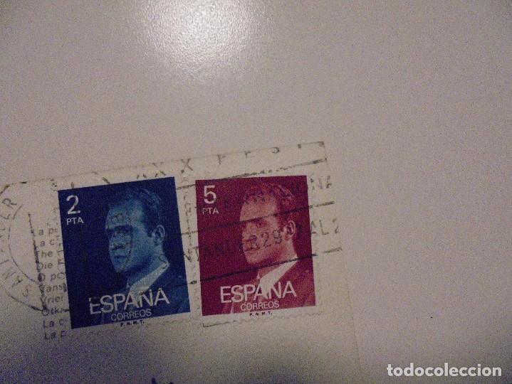 Postales: TARJETA POSTAL DE SANTANDER ESCRITA Y SELLADA. - Foto 2