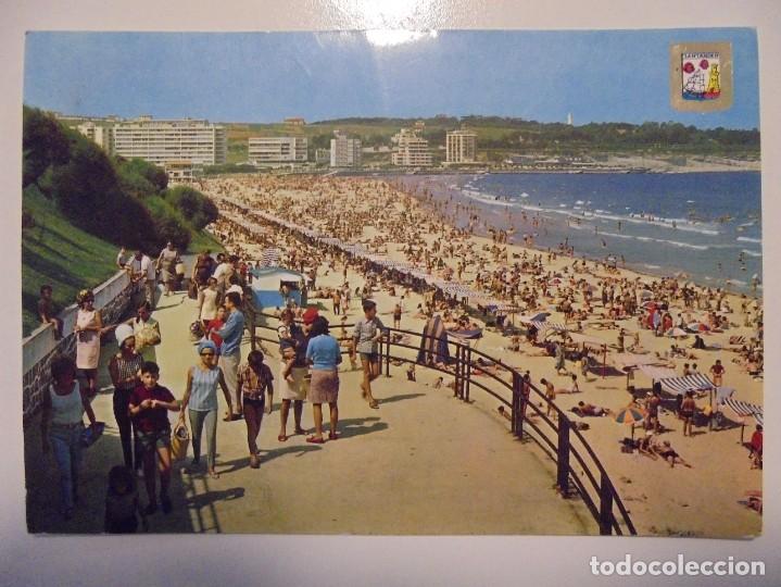 Postales: TARJETA POSTAL DE SANTANDER ESCRITA Y SELLADA. - Foto 1