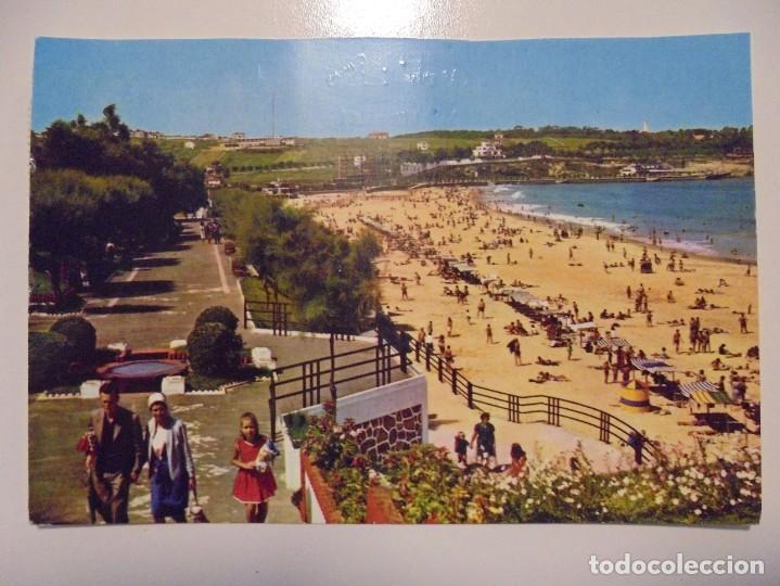 Postales: TARJETA POSTAL DE SANTANDER ESCRITA Y SELLADA. - Foto 1