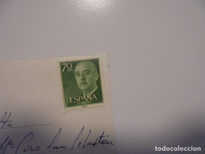 Postales: TARJETA POSTAL DE SANTANDER ESCRITA Y SELLADA. - Foto 2