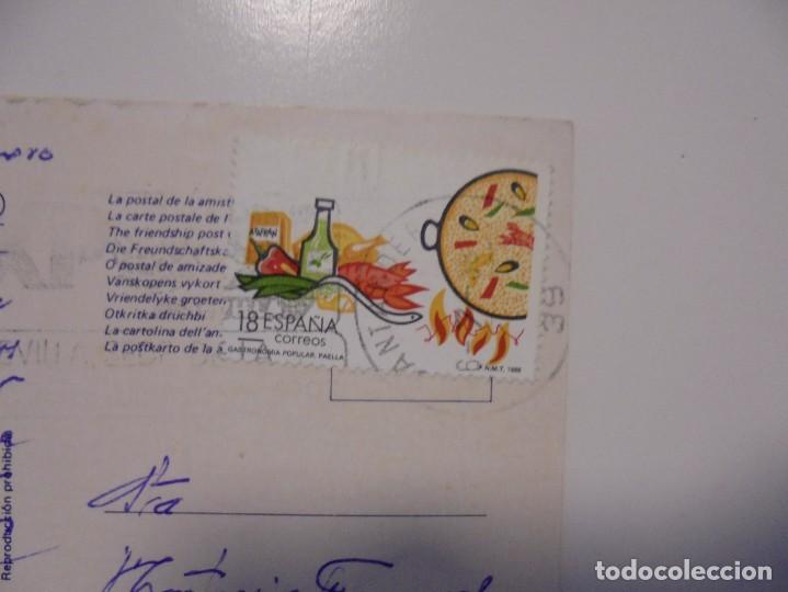 Postales: SANTANDER. TARJETA POSTAL ESCRITA Y SELLADA. - Foto 2