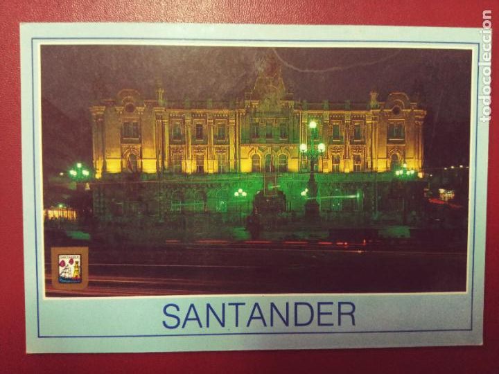 Postales: Postal Santander. Ayuntamiento (Sin circular) - Foto 1