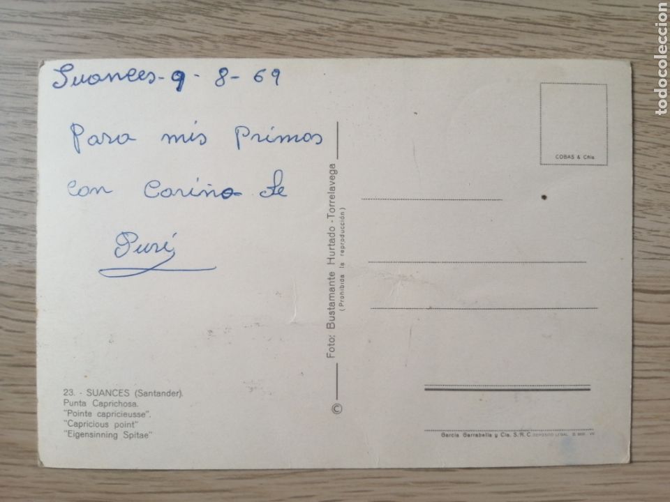 Postales: POSTAL SUANCES SANTANDER - Foto 2