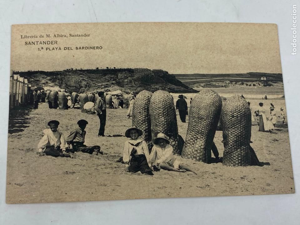 Postales: SANTANDER.- 1.&ordf; Playa del Sardinero