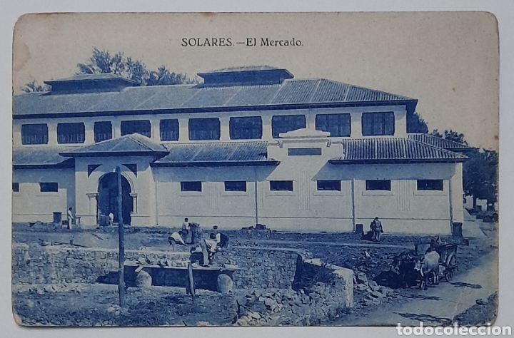 Postales: SOLARES. El mercado. - Foto 1