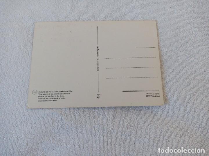 Postales: POSTAL DE LAS CUEVAS DE ALTAMIRA 1973 - Foto 2