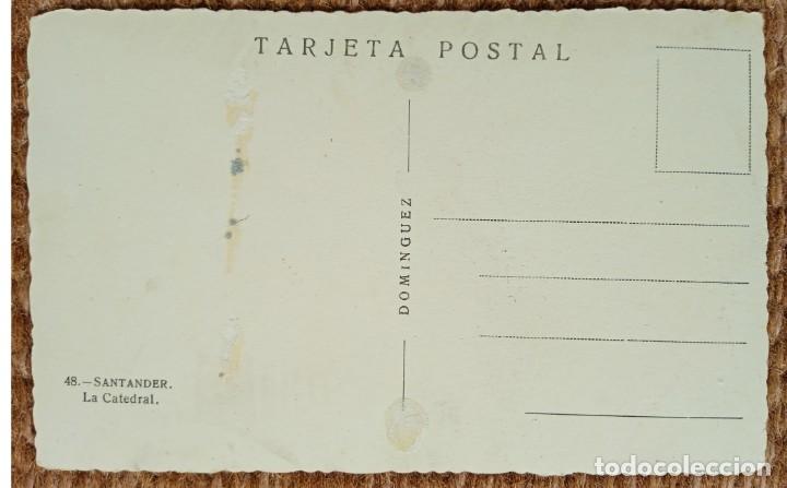 Postales: SANTANDER - CATEDRAL - ED.: DOMINGUEZ - Foto 2