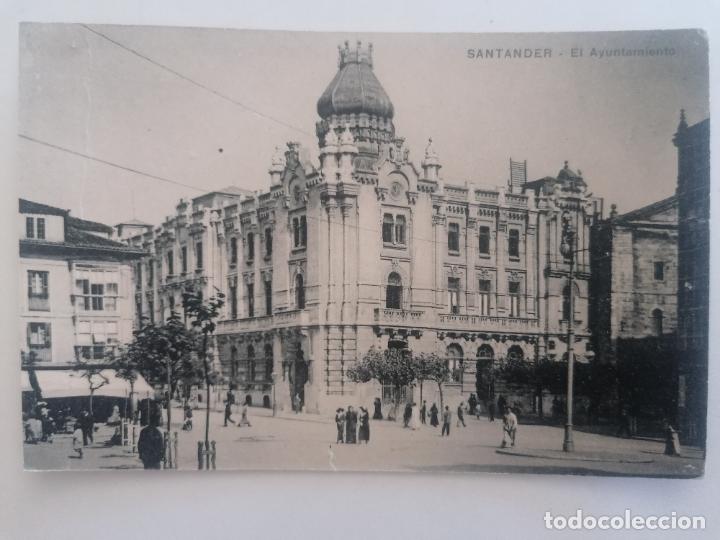 Postales: POSTAL SANTANDER, EL AYUNTAMIENTO - Foto 1