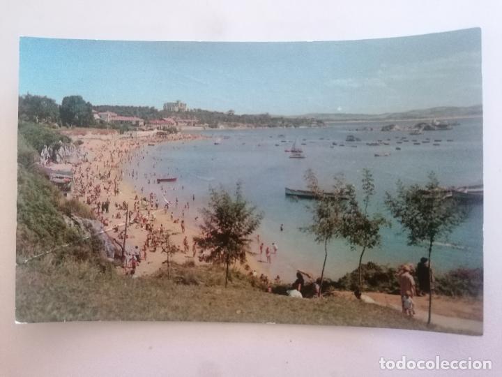 Postales: POSTAL SANTANDER, PLAYA DE LA MAGDALENA, CIRCULADA 1958 - Foto 1