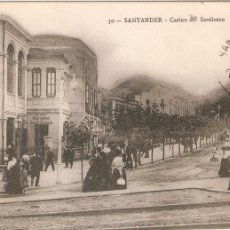 Postales: SANTANDER Nº 30 CASINO DEL SARDINERO SIN D. DEL EDITOR CIRCULADA EN 1910 A FRANCIA. Lote 368556311