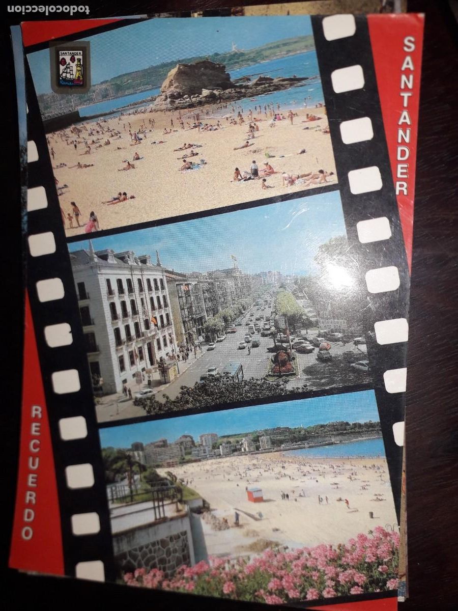 Postales: N&ordm; 7018 POSTAL SANTANDER PLAYAS Y PASEO DE PEREDA - Foto 1