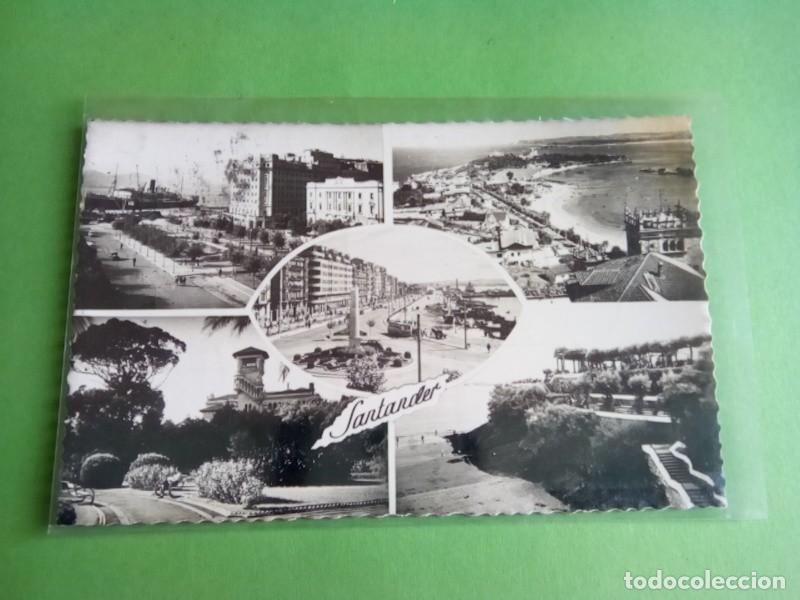 Postales: SANTANDER, POSTAL ANTIGUA , BLANCO Y NEGRO - Foto 2