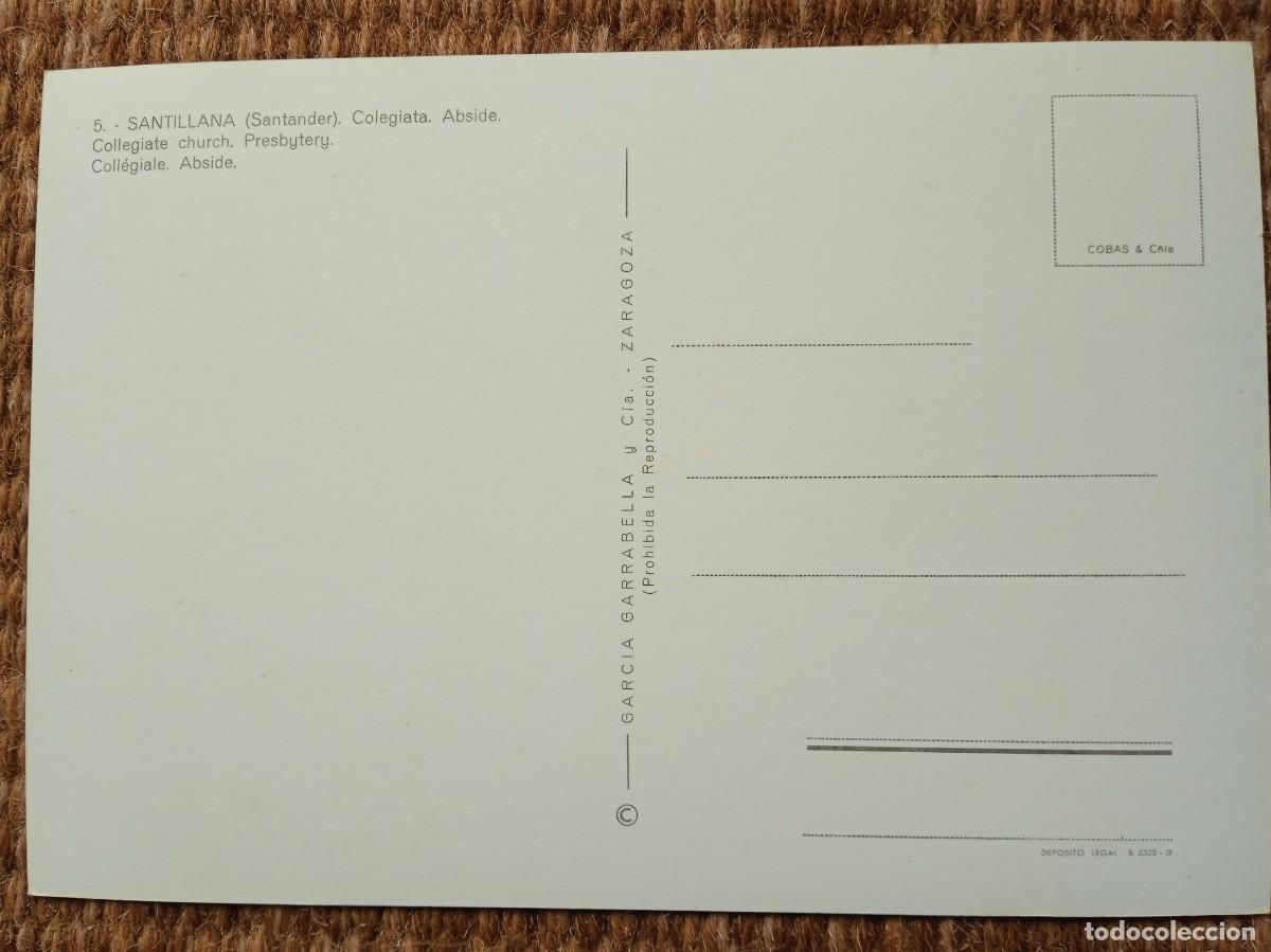 Postales: SANTILLANA - COLEGIATA - Foto 2