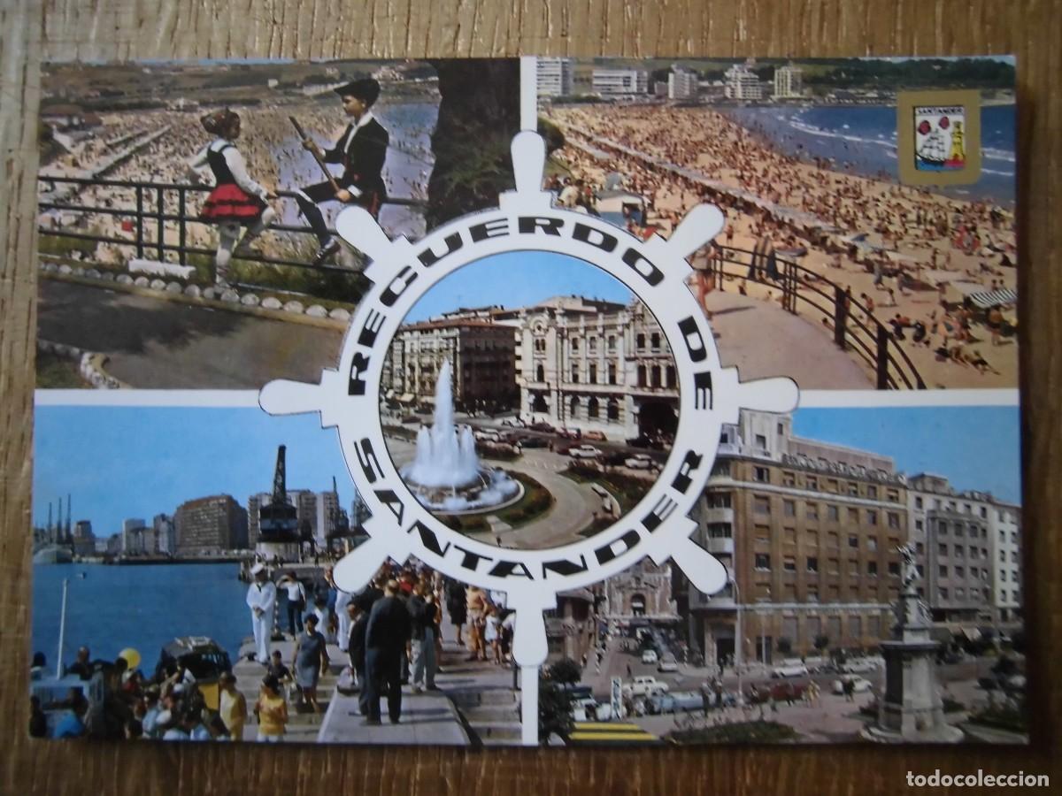 Postales: POSTAL RECUERDO DE SANTANDER DOM&Iacute;NGUEZ - Foto 1