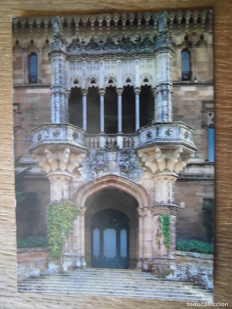 Postales: POSTAL COMILLAS ENTRADA PALACIO MARQU&Eacute;S DE COMILLAS - Foto 1