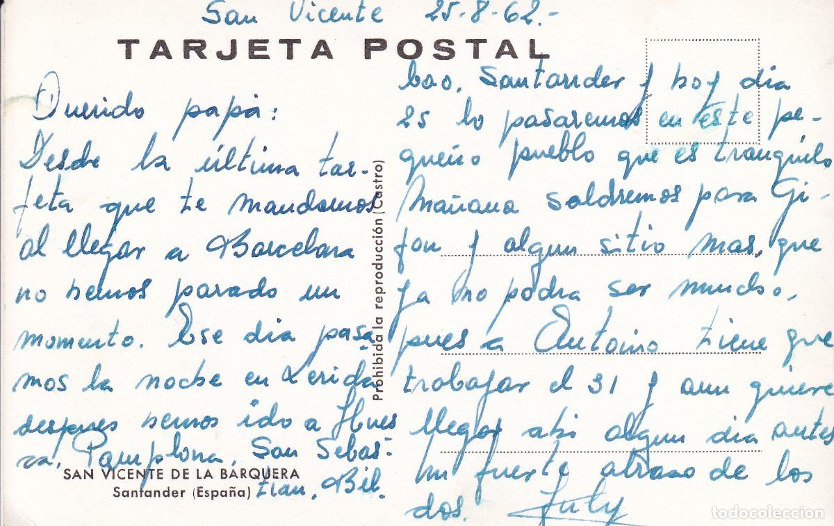 Postales: SANTANDER SAN VICENTE DE LA BARQUERA - Foto 2