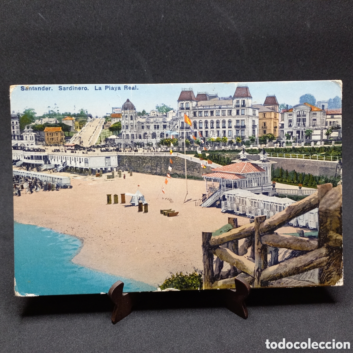 Postales: Santander. Sardinero. La Playa Real. - Foto 1