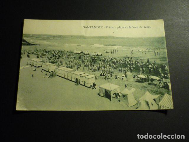 Postales: SANTANDER PRIMERA PLAYA EN LA HORA DEL BA&Ntilde;O - Foto 1