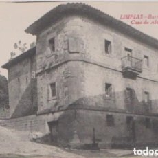 Postales: LIMPIAS (CANTABRIA) - BARRIO DE RIVERO - CASA DE ALVARADO - LIBRERÍA RELIGIOSA - SANTANDER. Lote 400607324