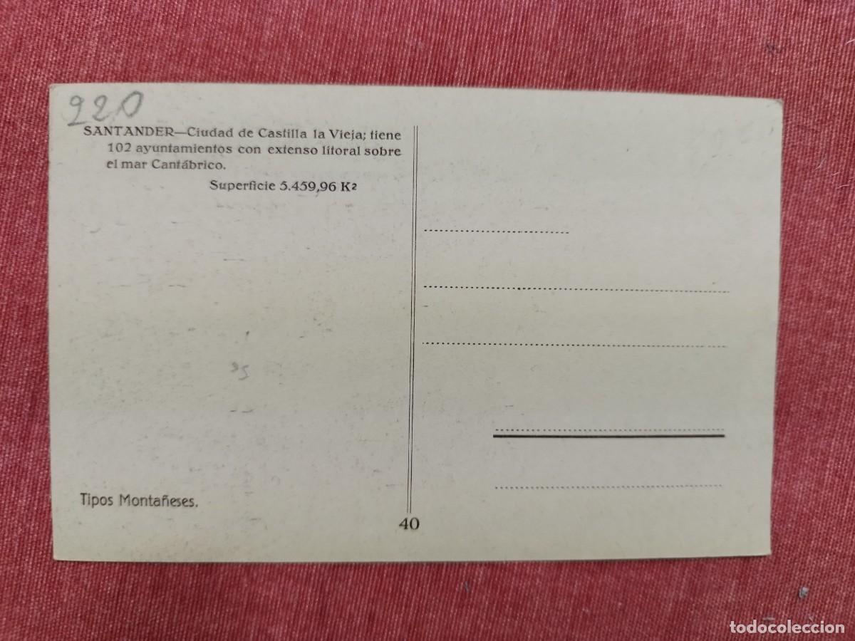 Postales: Postal Santander. Tipos monta&ntilde;eses - Foto 2