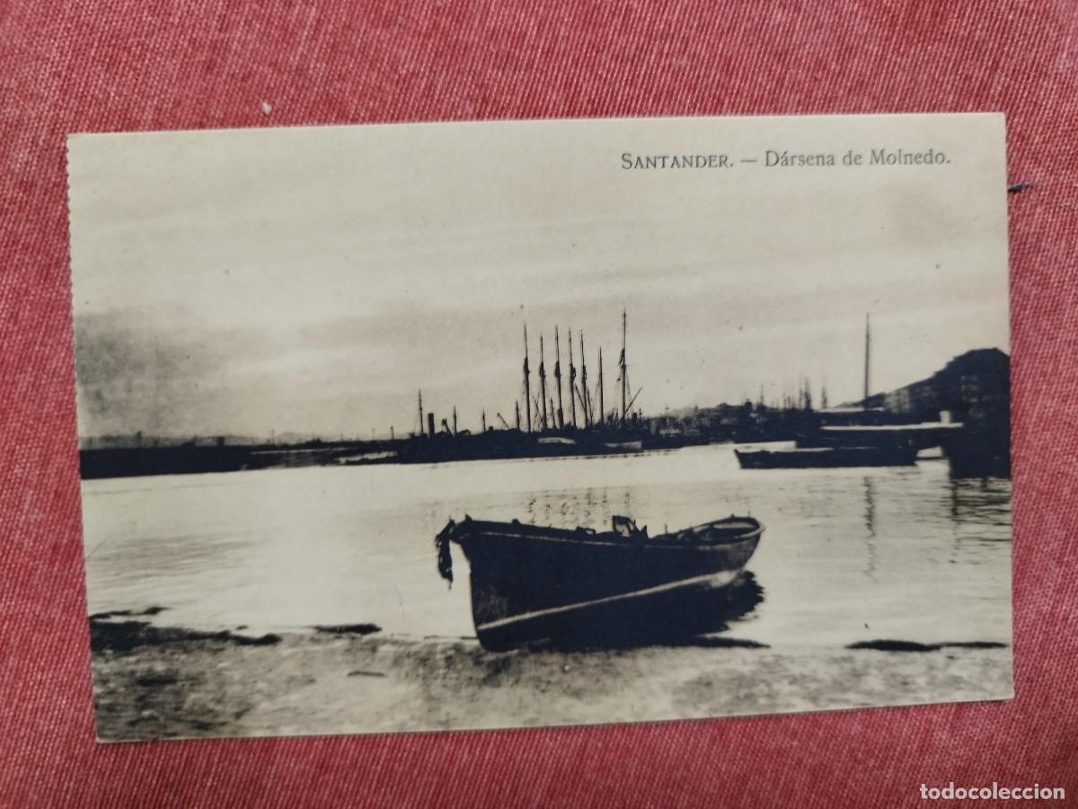 Postales: Postal Santander. D&aacute;rsena de Molnedo . Sin circular. - Foto 1