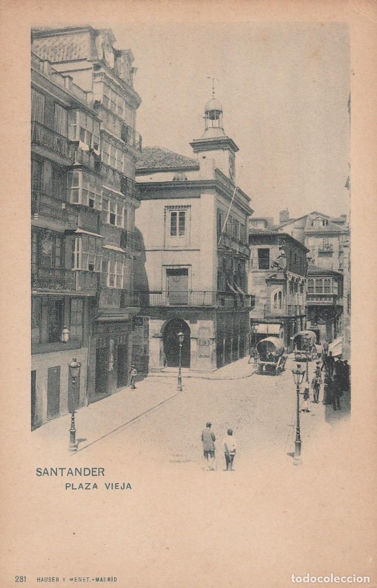 Postales: SANTANDER.-PLAZA VIEJA - Foto 2