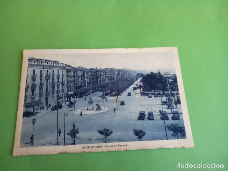 Postales: SANTANDER , POSTAL ANTIGUA , BLANCO Y NEGRO - Foto 2