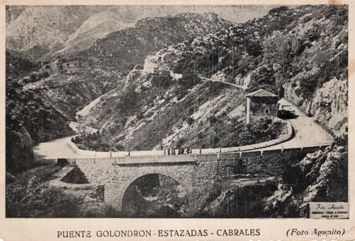 Postales: CABRALES. PUENTE GOLONDRON. ESTAZADAS - Foto 1