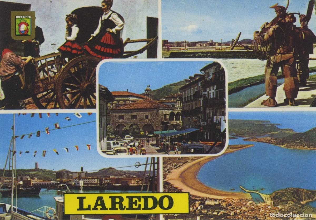 Postales: N&ordm; 5-LAREDO. Santander. Diversos aspectos. ED. DOM&Iacute;NGUEZ - Foto 1