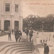 Postales: SANTANDER Nº 15 TERRAZA DE ENTRADA GRAN CASINO J. PALACIOS CIRCULADA 1925 A FRANC