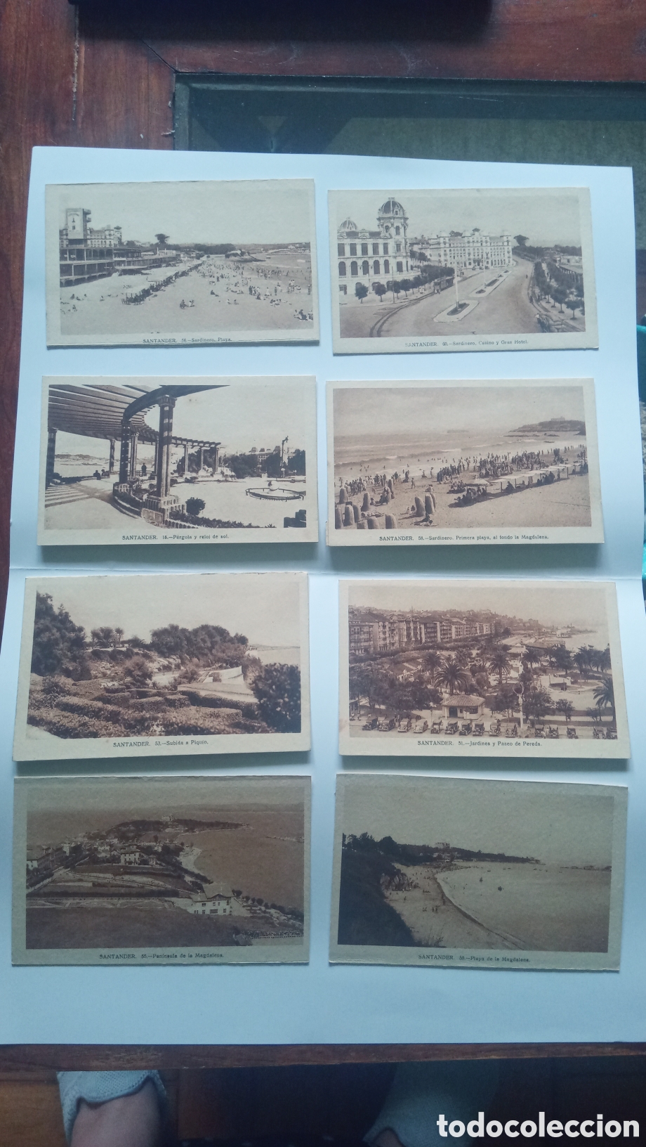 Postales: LOTE DE 8 POSTALES SANTANDER ED. M. ARRIBAS - Foto 1