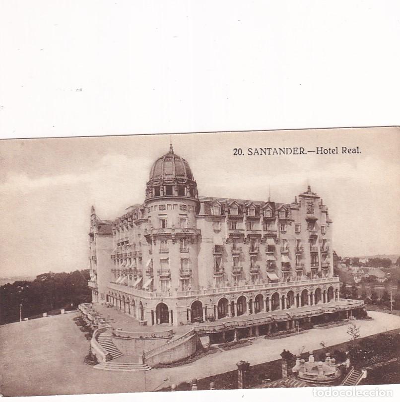 Postales: Santander 20 Hotel Real. Sin circular. - Foto 1