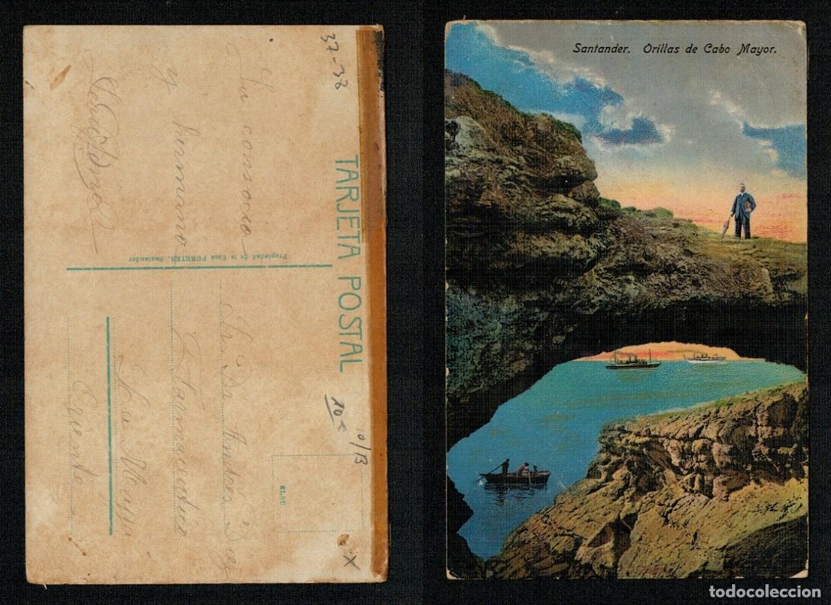 Postales: Postal de SANTANDER. Orillas del Cabo Mayor. - Foto 1