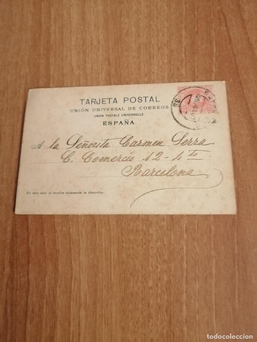 Postales: POSTAL SANTADER MUELLE CALDERON CIRCULADA - Foto 2