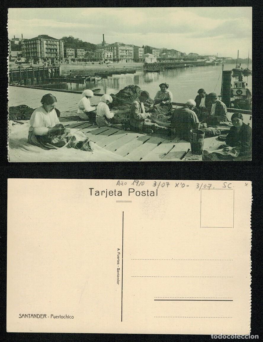 Postales: POSTAL DE SANTANDER. PuertoChico Edc. A. Fuertes. - Foto 1