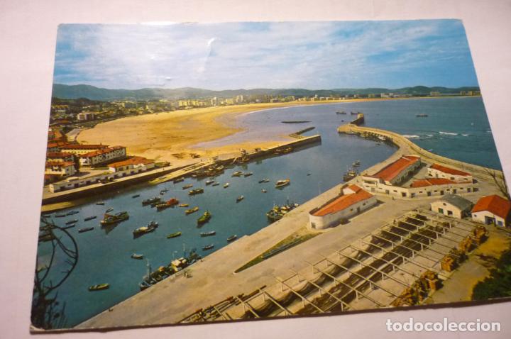 Postales: postal laredo puerto playa circulada - Foto 1