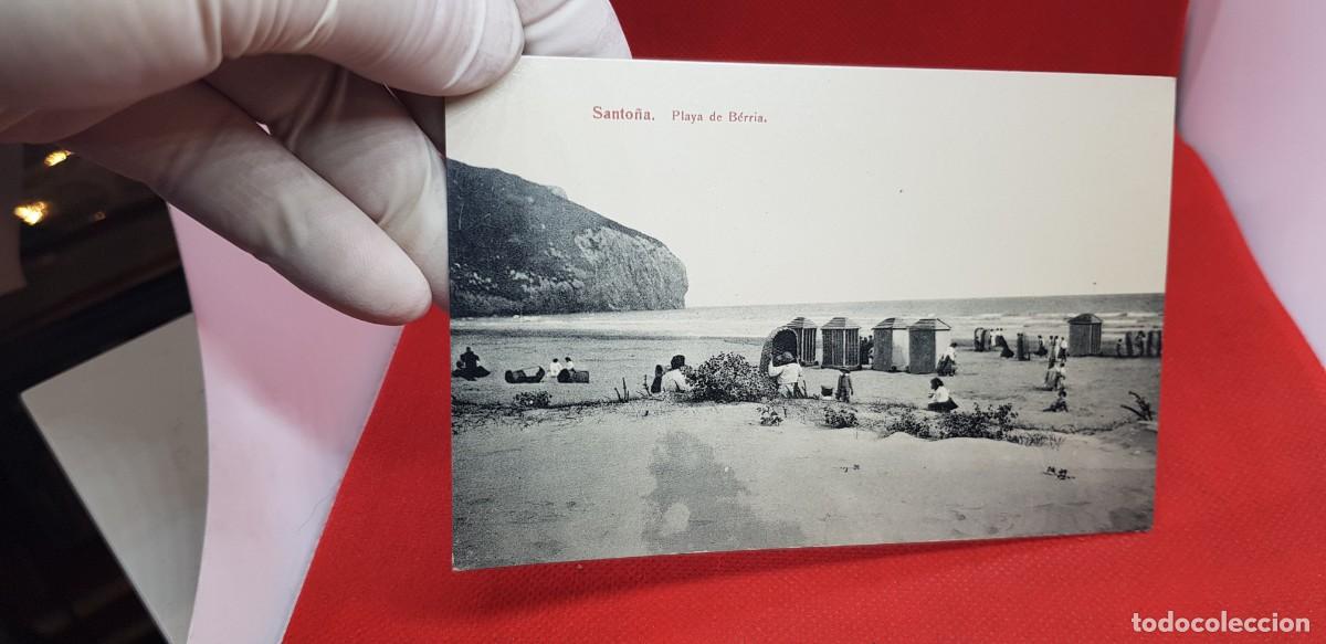 Postales: Postal Santo&ntilde;a playa de Berria - Foto 1