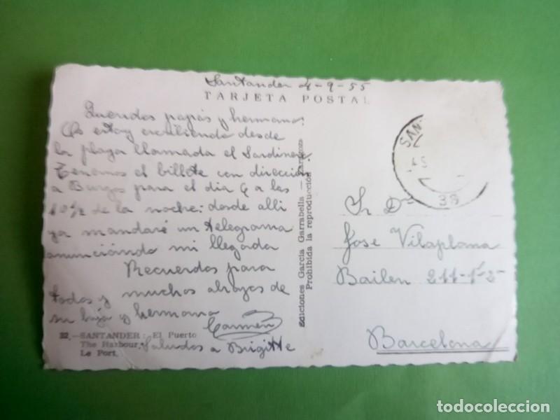 Postales: SANTANDER , POSTAL ANTIGUA , BLANCO Y NEGRO - Foto 3