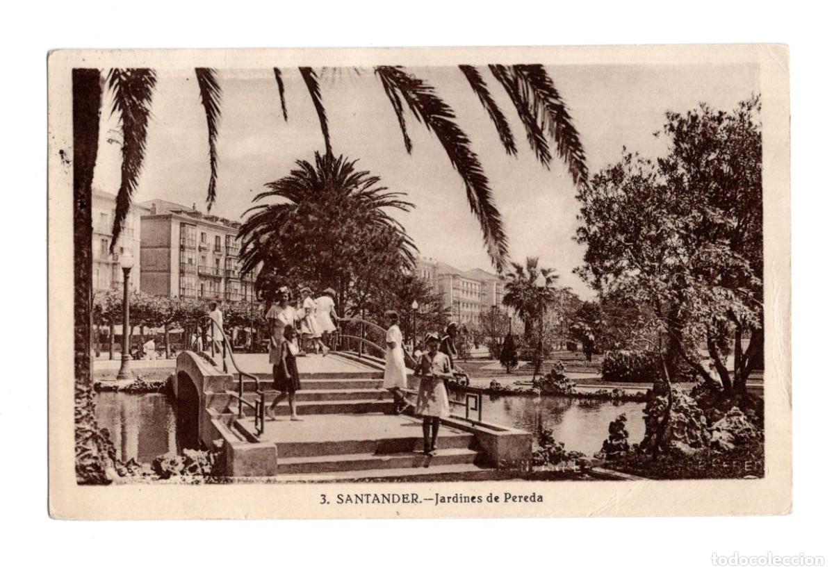 Postales: SANTANDER.(CANTABRIA).- JARDINES DE PEREDA. - Foto 1