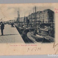 Cartoline: TARJETA POSTAL RECUERDO DE SANTANDER VISTA GRAL DEL BOULEVARD. SERIE III Nº 10. AÑO 1902