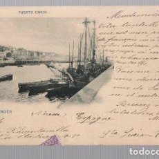 Cartoline: TARJETA POSTAL SANTANDER PUERTO CHICO. Nº 286 HAUSER Y MENET. AÑO 1905