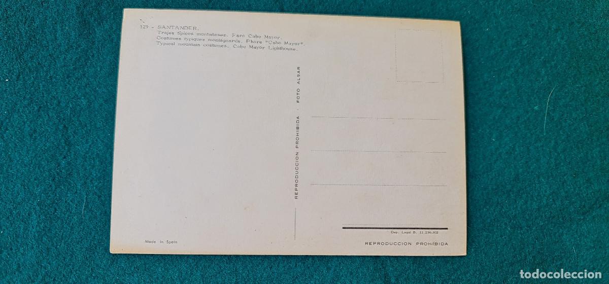 Postales: POSTAL SANTANDER - TRAJES TIPICOS MONTA&Ntilde;ESES - Foto 2