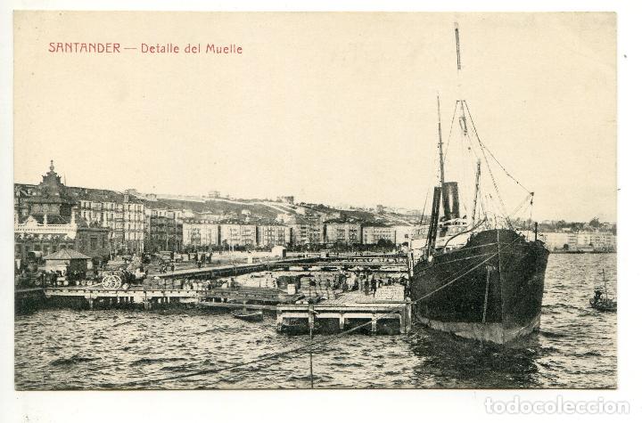 Postales: Santander. Detalle del muelle - Foto 1