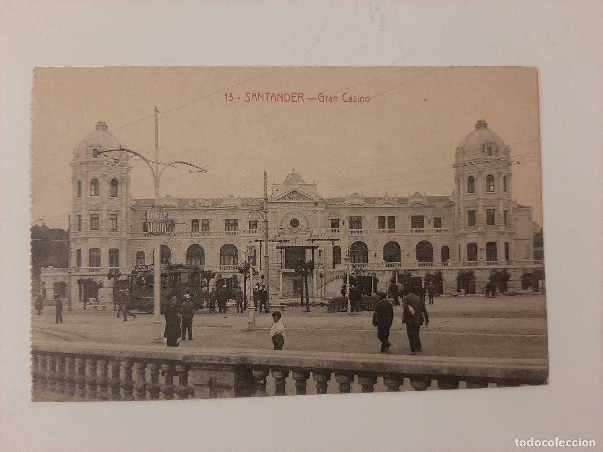 Postales: POSTAL SANTANDER GRAN CASINO. SIN CIRCULAR. - Foto 1