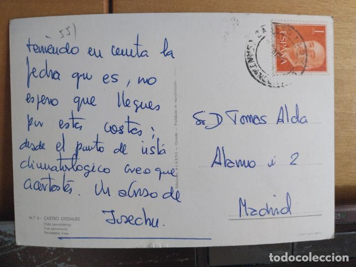 Postales: CASTRO URDIALES ED ALARDE N&ordm; 6 CIRCULADA - Foto 2