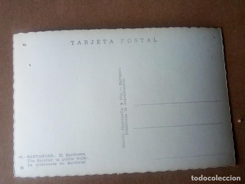 Postales: SANTANDER , POSTAL ANTIGUA ANIMADA , BLANCO Y NEGRO, - Foto 4
