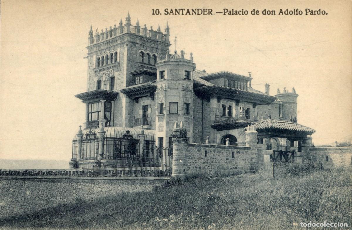 Postales: Santander - J. Palacios - Palacio de Don Adolfo Pardo - Foto 1