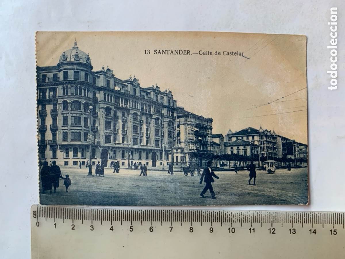Postales: POSTAL. SANTANDER. CALLE DE CASTELAR. - Foto 1