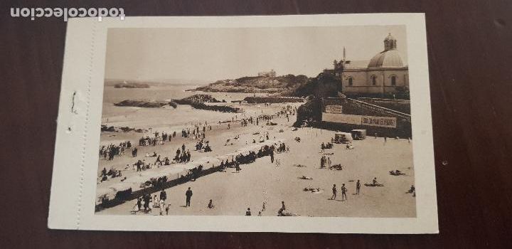 Postales: SANTANDER,PRIMERA PLAYA Y PENINSULA DE LA MAGDALENA - Foto 1