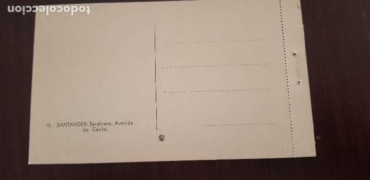 Postales: SANTANDER,SARDINERO AVENIDA DE CACHO - Foto 2